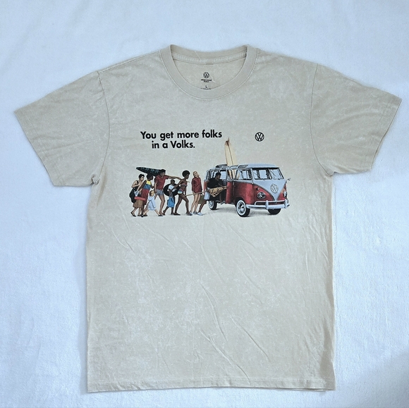 Changes Other - Changes VW "You get more folks in a Volks." Graphic Tee👕 - NWOT